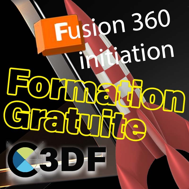 formation fusion 360 gratuite fusee tintin milou