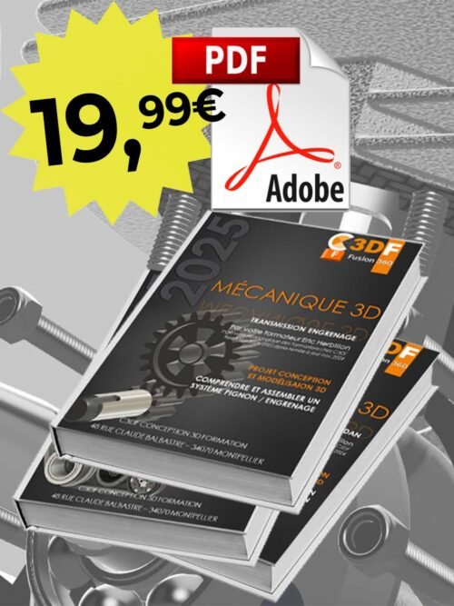 exercice fusion 360 pdf - pack 3 pdf mecanique cardan engrenage pignon poulie courroie