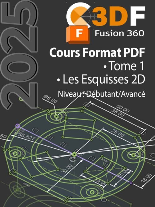 Fusion 360 - Esquisses 2D Moteur 2T (partie 1) Cours PDF à Télécharger – Image 4