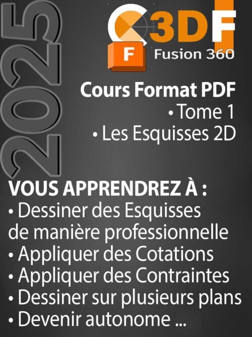 Fusion 360 - Esquisses 2D Moteur 2T (partie 1) Cours PDF à Télécharger – Image 5