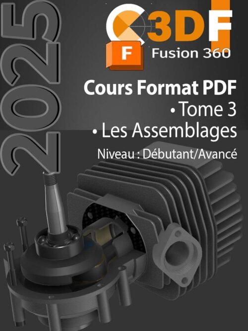 Fusion 360 - Assemblage Moteur 2T (partie 3) Cours PDF à Télécharger – Image 3