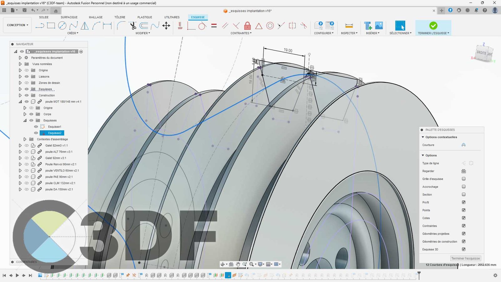 fusion 360 cours mecanique conception 3d