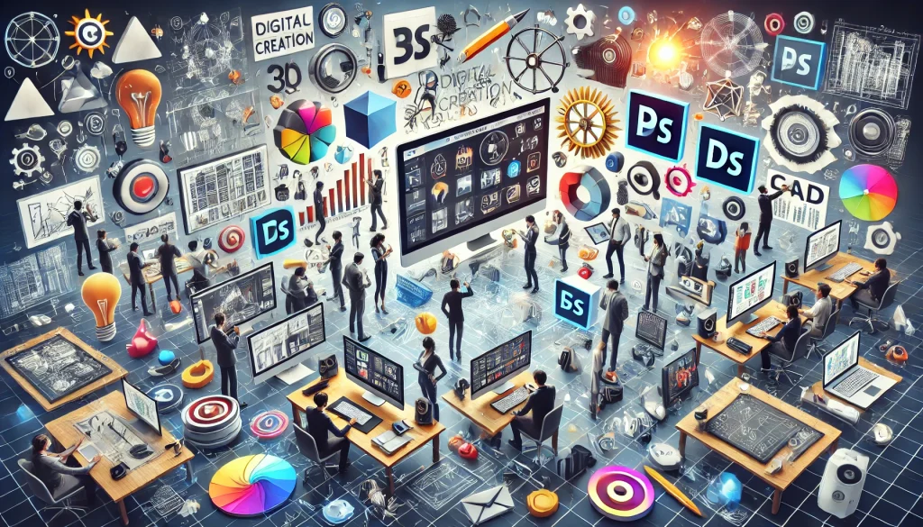 Cours 2026 Création Graphique : Fusion, SolidWorks, Photoshop, SketchUp, Blender