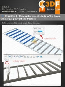 conception de la remorque de la tiny house en 3D (fusion 360 exercice PDF)
