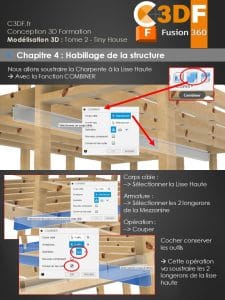 ossature bois et charpente tiny house plan et conception 3d cours PDF fusion 360