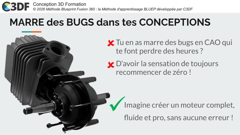 Tutoriel Fusion 360 français moteur 2 temps assemblé PDF C3DF