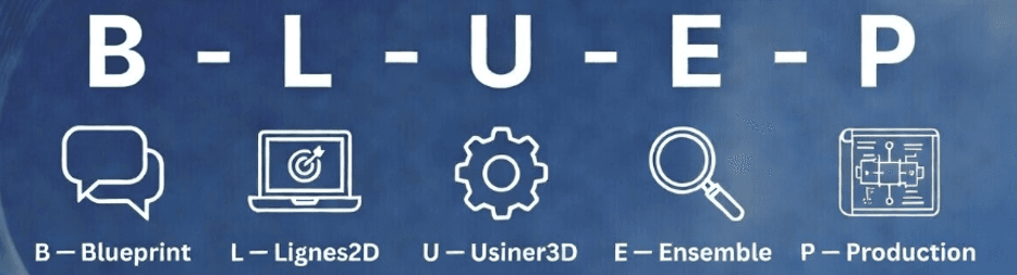 la méthode bluepprint de c3df pour comprendre la CAO
