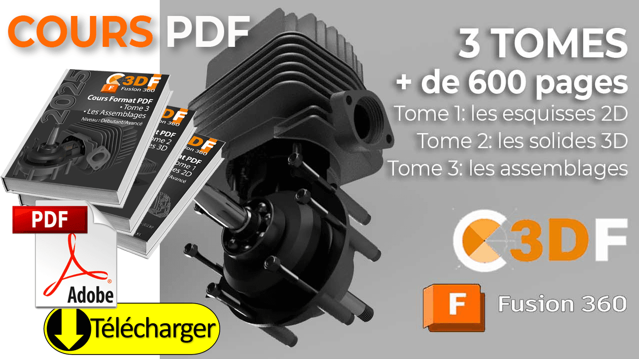 fusion 360 pdf - moteur 2 temps modelisation et conception 3d - exercice pratiqiue