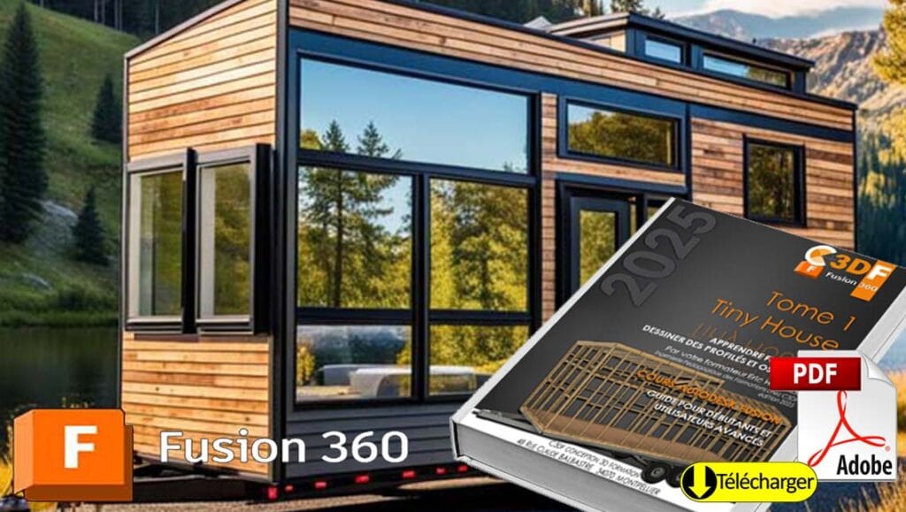 exercice pdf fusion 360 modeliser une tiny house en 3d - conception chassis et ossature bois