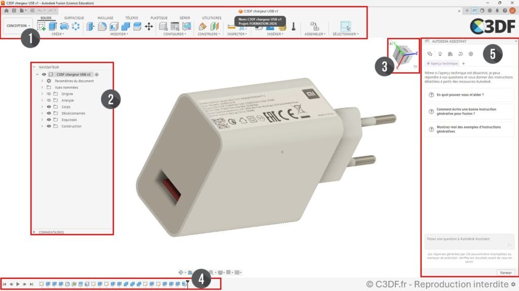 c3df-initiation-fusion-360-interface