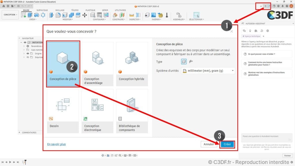 c3df-initiation-fusion-360-creer-une-nouvelle-conception-2026