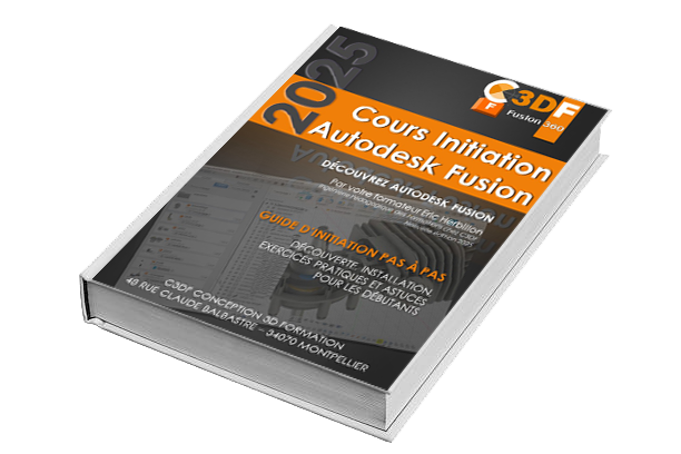 livre et cours d'initiation débutant formation fusion 360 gratuit