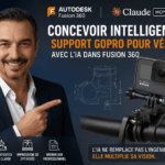 Pièce imprimable en 3D conçue avec l'IA Claude dans Fusion 360, test réel